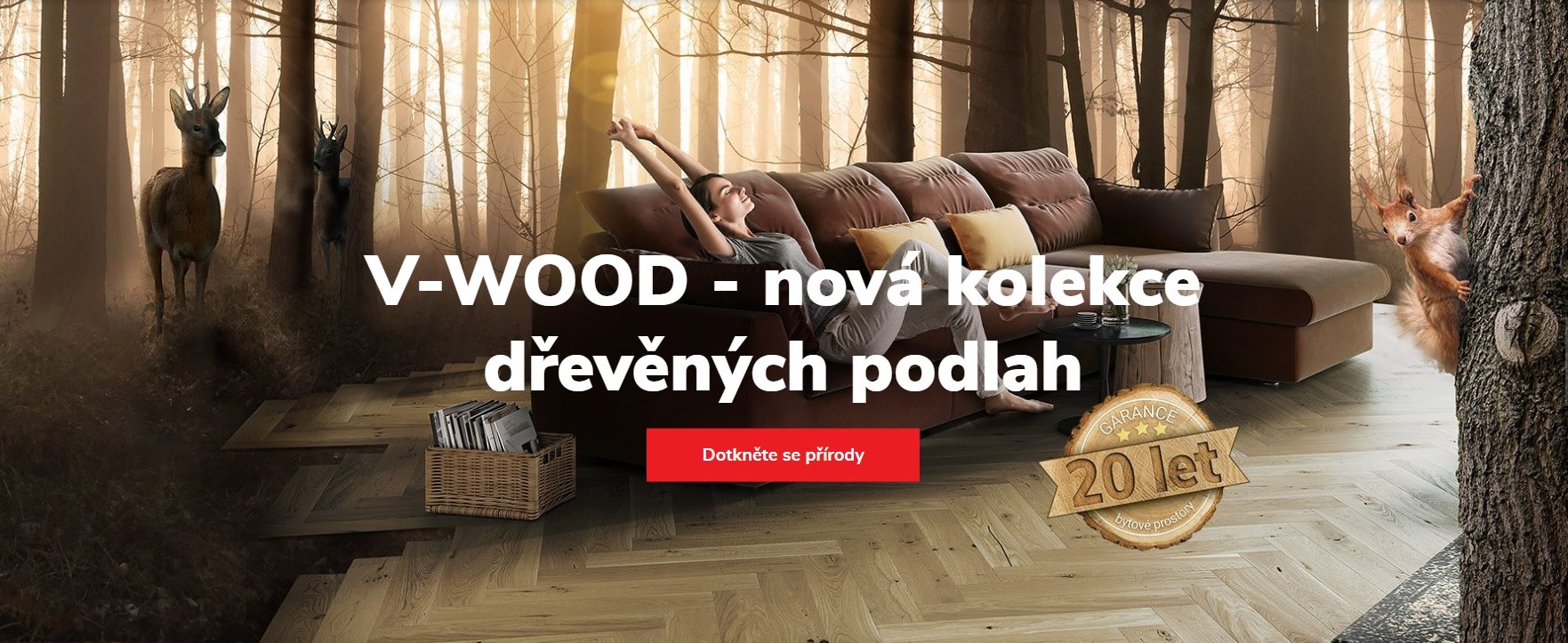 Dřevěná podlaha V-Wood dub 